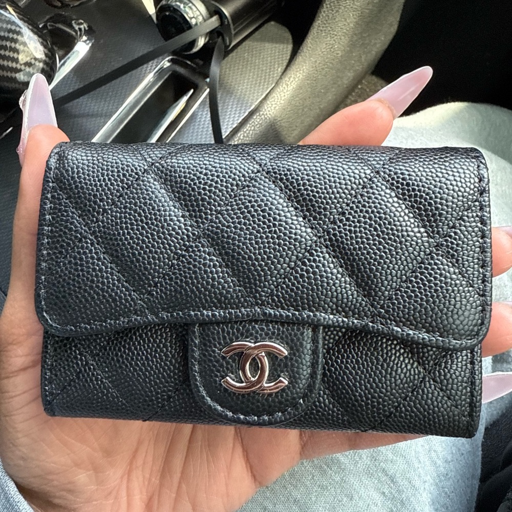 Chanel Black Leather Wallet Timeless Elegance